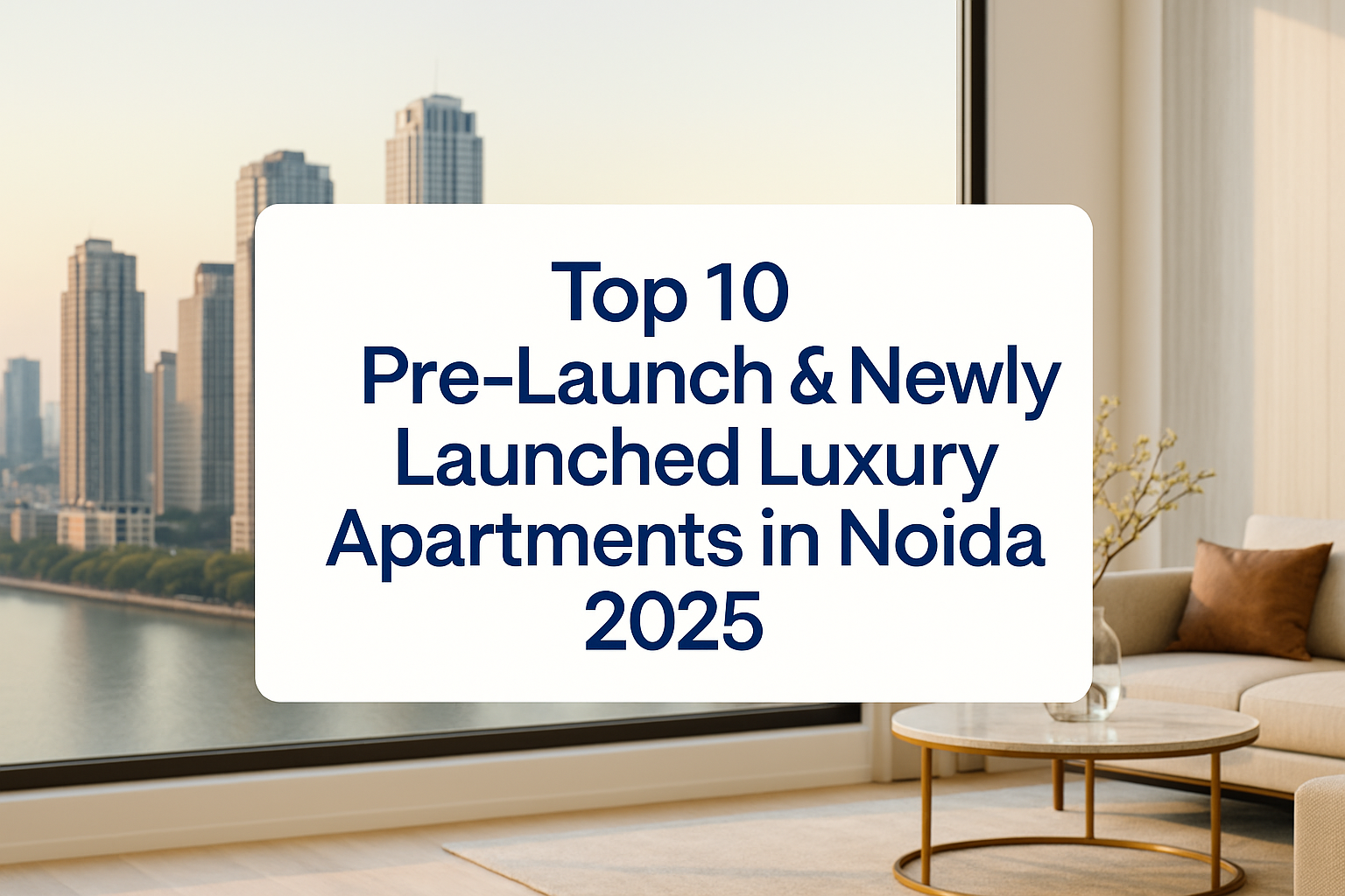 Top 10 Pre-Launch Luxury Apartments in Noida